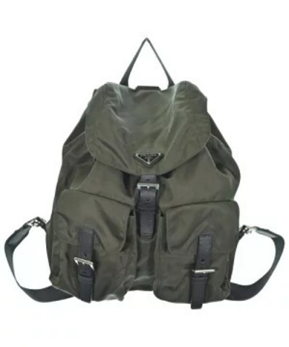 Prada Backpack Khaki Green